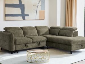 6668 l shaped sofa bed